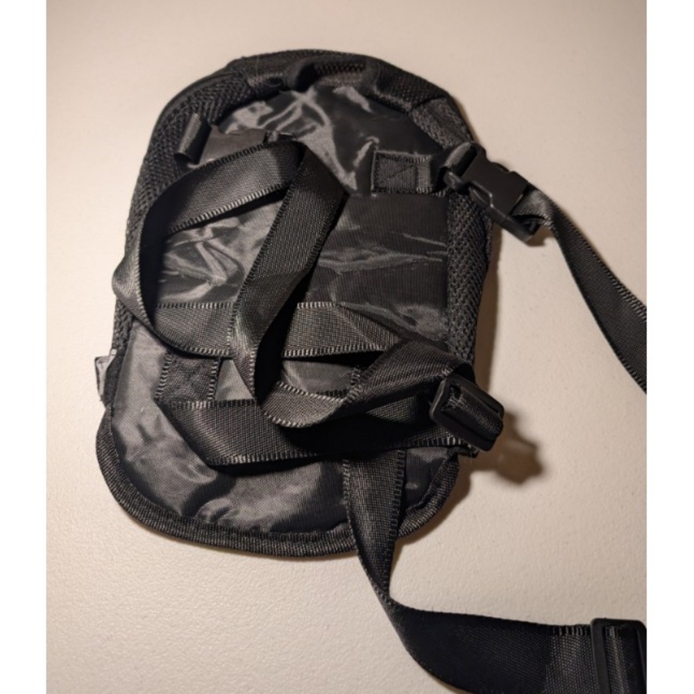 Black Pet Carrier Backpack – Front-Facing Adjustable Dog & Cat Sling, Breathable - Picture 2 of 2